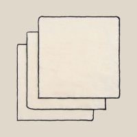 Набор салфеток SL HOME: Black Frame "Айвори" 30х30 см - 3 шт., 100% хлопок, 470 г/м2