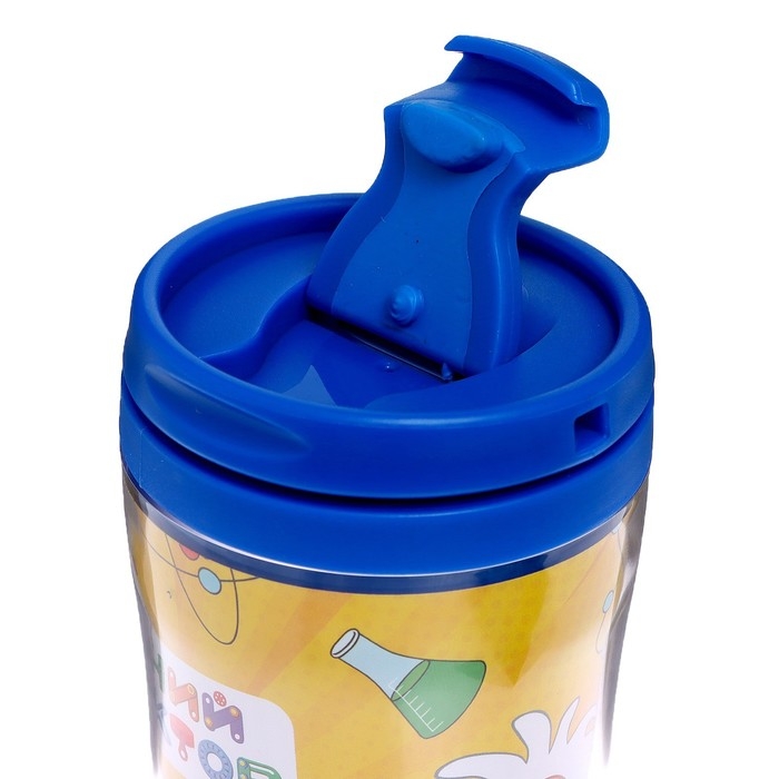 Термостакан с пазлом &laquo;Лаборатория: Синий трактор&raquo;, 54 элемента, 250 мл