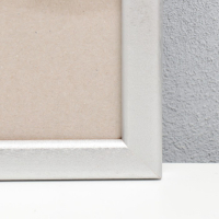 Фоторамка сосна с19 серебро 60х80 см (пластиковый экран)