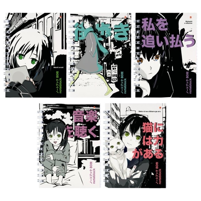 Блокнот А6, 80 листов в клетку на гребне, Блокнот А6, 80 листов в клетку на гребне, "Престиж", обложка ламинированный картон, блок 55 г/м2, МИКС