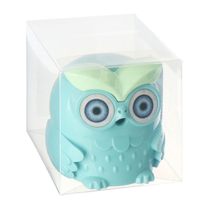 Точилка механическая с контейнером Сова Зеленая Точилка механическая с контейнером Сова Зеленая