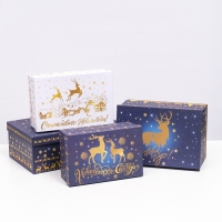 Набор коробок 10 в 1 «Сказочные олени», 30,5 х 19 х 12,5 — 12 х 7 х 4 см Набор коробок 10 в 1 «Сказочные олени», 30,5 х 19 х 12,5 — 12 х 7 х 4 см
