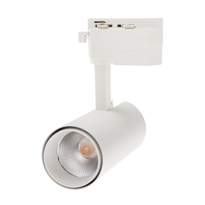 Трековый светильник, 24 deg, 20 W, 1600 Lm, 2800K, тепл. бел., корпус Белый Трековый светильник, 24 deg, 20 W, 1600 Lm, 2800K, тепл. бел., корпус Белый