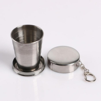 Набор 4 в 1: фляжка 9 oz + ложка + вилка + рюмка 100 мл, в чехле, коричневая кожа