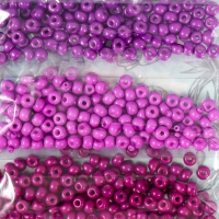 Бисер круглый 6/0 "Пурпурная дымка" 6 цветов х 10 гр 20х8 см Бисер круглый 6/0 "Пурпурная дымка" 6 цветов х 10 гр 20х8 см