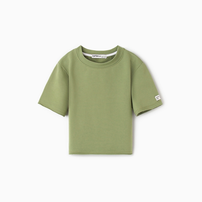 Футболка детская KAFTAN, р. 34 (122 - 128 см), хаки