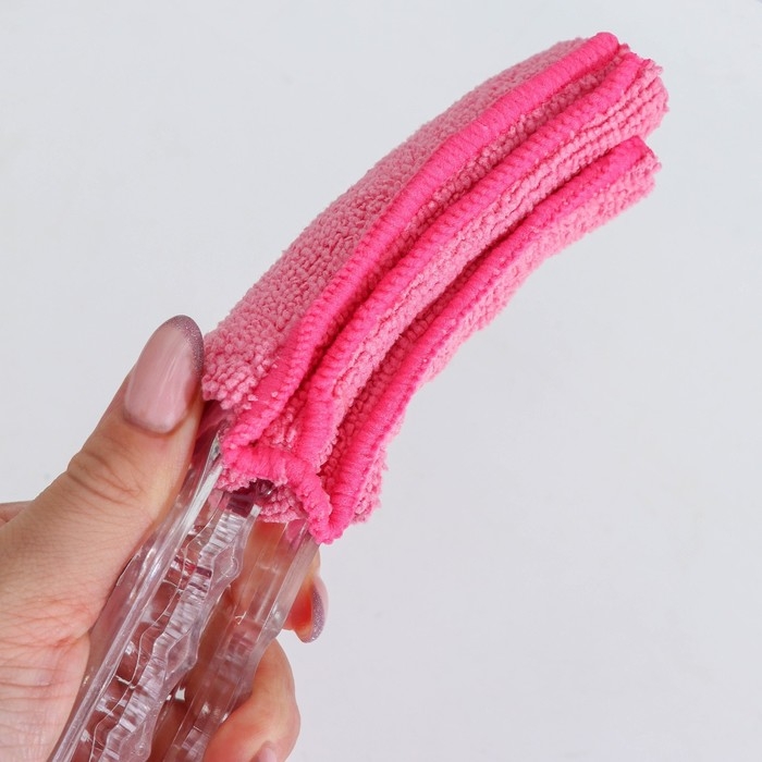 Щётка для жалюзи Доляна, 21&times;7 см, цвет МИКС