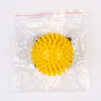 Мяч массажный &oslash;8 см, цвет желтый, Крошка Я