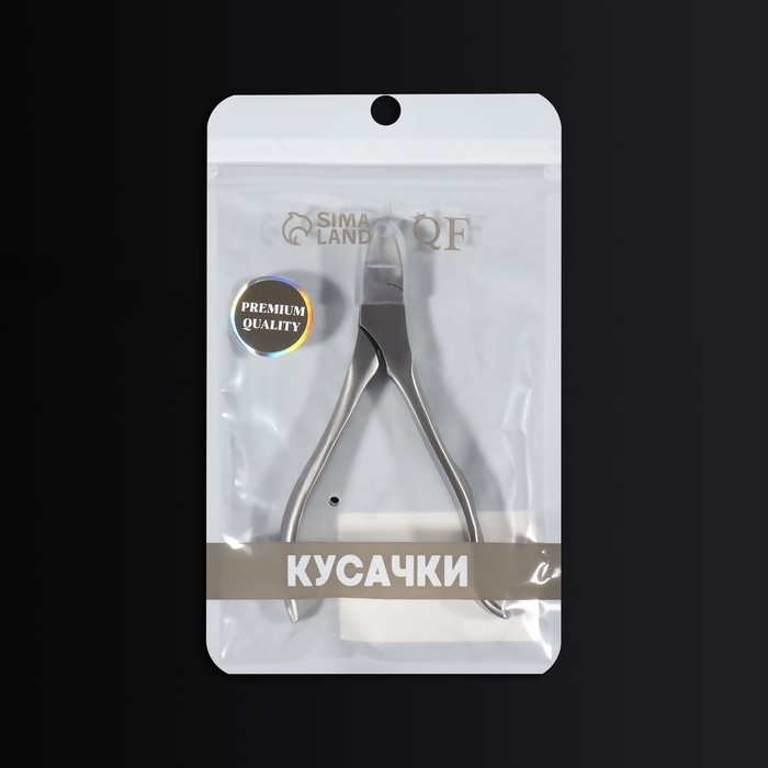 Кусачки педикюрные «Premium», скрытая пружина, изогнутая ручка, 12,5 см, длина лезвия - 17 мм, цвет серебристый Кусачки педикюрные «Premium», скрытая пружина, изогнутая ручка, 12,5 см, длина лезвия - 17 мм, цвет серебристый