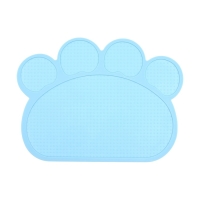 Коврик силиконовый под миску, 40 х 30 см, голубой Коврик силиконовый под миску, 40 х 30 см, голубой