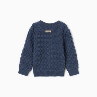 Джемпер детский вязаный MINAKU, цвет синий, рост 86-92 см