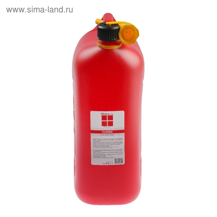 Канистра ГСМ Oktan CLASSIK, 25 л, пластиковая, красная Канистра ГСМ Oktan CLASSIK, 25 л, пластиковая, красная