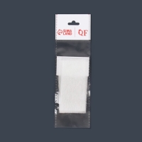 Стекловолокно для наращивания ногтей, 8 &times; 4 см, 10 листов, цвет белый