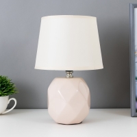 Лампа настольная 08946/1 E14 40Вт бежевый 17х17х28 см RISALUX