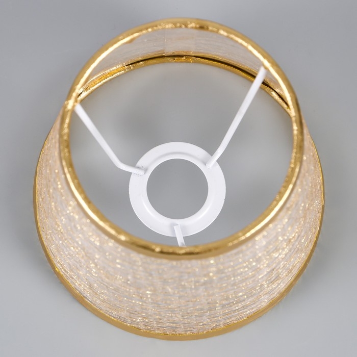 Абажур Абажур "Паутинка" E14 золото 10х14х12,5см