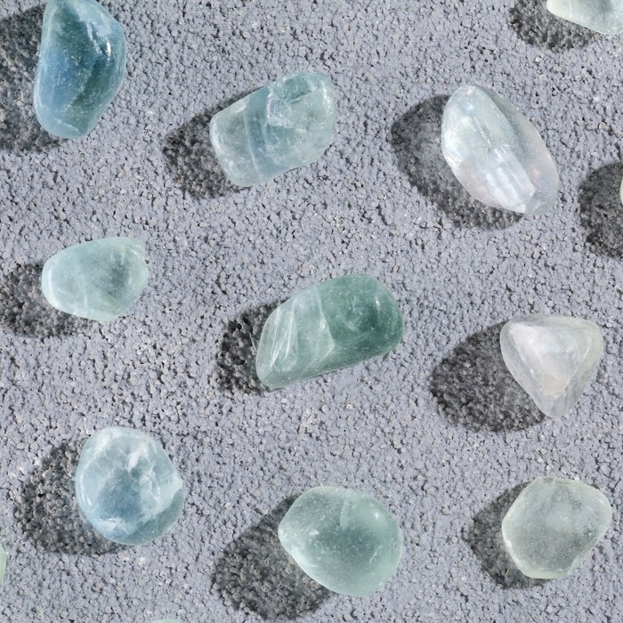 Набор для творчества Набор для творчества "Зелёный флюорит", галтовка, фракция 0,7-0,9 см, 100 гр