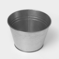 Кашпо оцинкованное, 3 л, ГОСТ