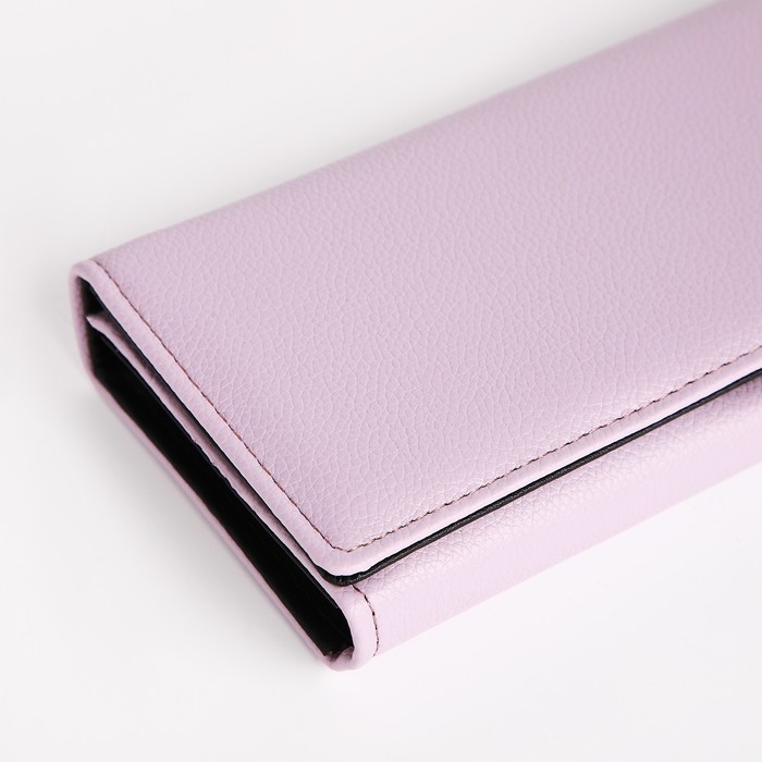 Кошелёк женский на магните, цвет сиреневый Кошелёк женский на магните, цвет сиреневый