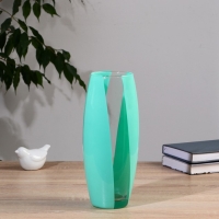 Ваза "Абстракция-зеленый" d-7,5см 10х26см Ваза "Абстракция-зеленый" d-7,5см 10х26см