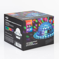 Световой прибор &laquo;НЛО&raquo; 12 см, динамик, свечение RGB, 220 В