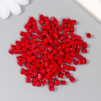 Бисер кубический стекло 4х4 мм "Яркость. Бордо" набор 20 гр Бисер кубический стекло 4х4 мм "Яркость. Бордо" набор 20 гр