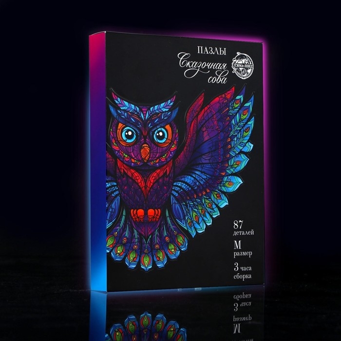 Пазл деревянный фигурный &laquo;Сказочная сова&raquo;, 87 элементов