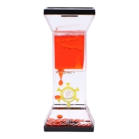 Гелевые часы "Дорилей", антистресс, 5 х 12 см, красные