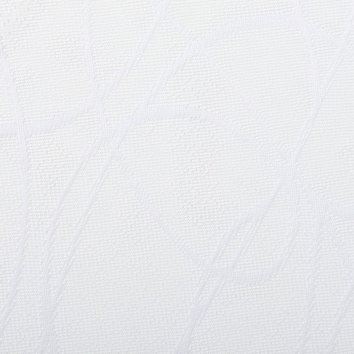 Занавеска без шторной ленты 160х170см, арт. Т977, белый, пэ 100%