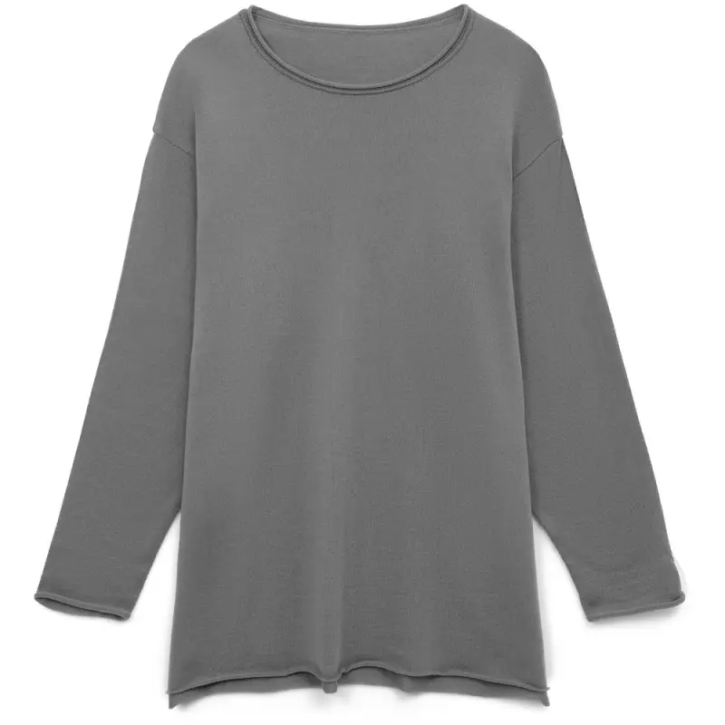 Лонгслив унисекс Siluetti Fuori, серый, размер L/XL Лонгслив унисекс Siluetti Fuori, серый, размер L/XL