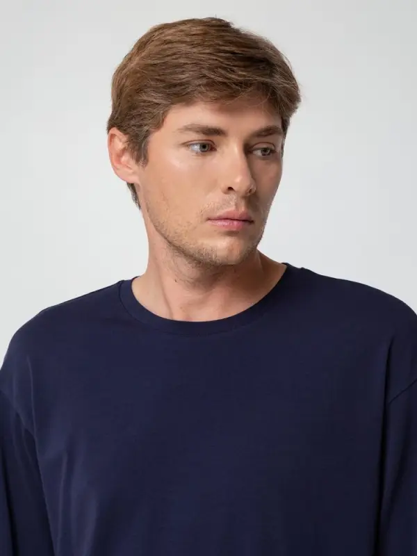 Футболка унисекс оверсайз Street Vibes, темно-синяя, размер XS/S