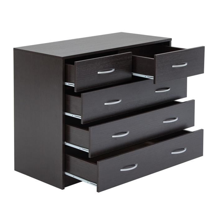 Комод 5 ящиков, 900х480х800, Венге темный Комод 5 ящиков, 900х480х800, Венге темный