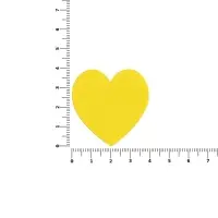 Наклейка тканевая Lunga Сor, M, желтая