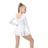 Купальник для гимнастики и танцев Grace Dance, р. 34, цвет белый