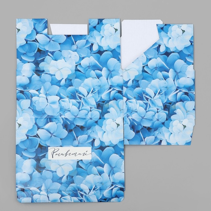 Коробка подарочная складная, упаковка, &laquo;Цветущая гортензия&raquo;, 22 х 15 х 10 см