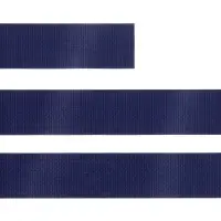 Лента сатиновая Satin 20 S, темно-синяя, 30 см