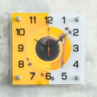 Часы настенные: Кухня "Кружка кофе", бесшумные, 25 х 25 см Часы настенные: Кухня "Кружка кофе", бесшумные, 25 х 25 см