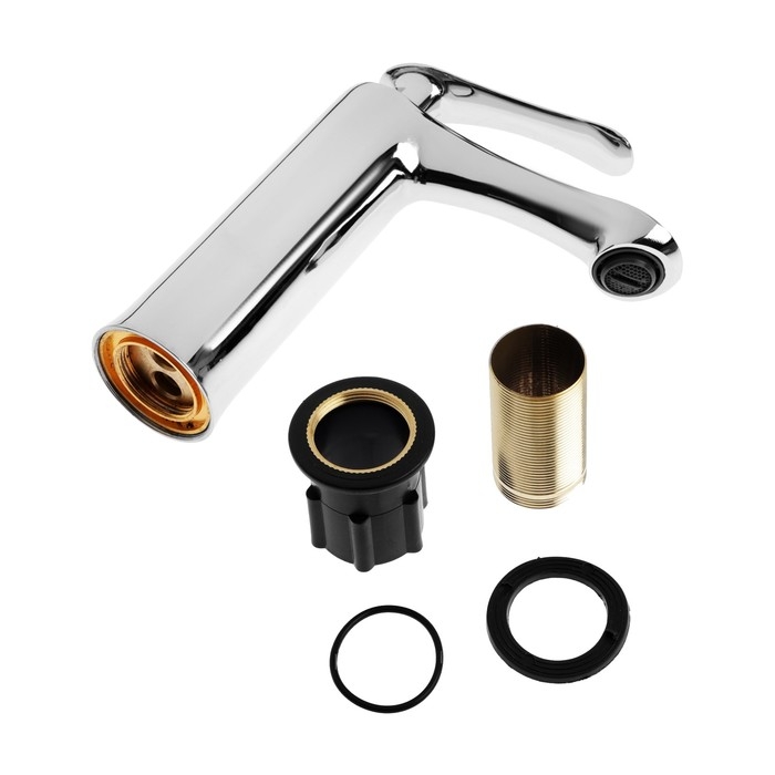 Смеситель для раковины ZEIN Z3830, однорычажный, высота излива 12 см, хром Смеситель для раковины ZEIN Z3830, однорычажный, высота излива 12 см, хром