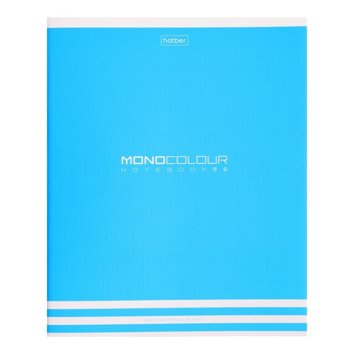Тетрадь 96 листов в клетку MONOCOLOUR, обложка мелованный картон, матовая ламинация, тиснение, блок офсет 65г/м2, МИКС Тетрадь 96 листов в клетку MONOCOLOUR, обложка мелованный картон, матовая ламинация, тиснение, блок офсет 65г/м2, МИКС
