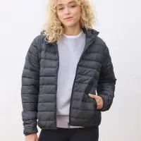 Куртка с капюшоном женская Stream Women, темно-синяя, размер M