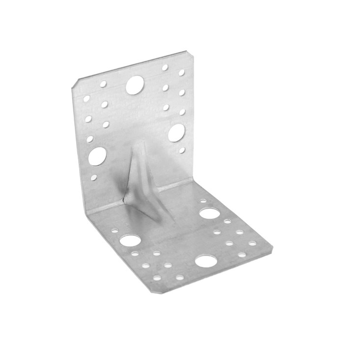 Уголок крепёжный усиленный 105 х 105 х 90 х 2 мм, ГОЦ, мелкая фасовка Уголок крепёжный усиленный 105 х 105 х 90 х 2 мм, ГОЦ, мелкая фасовка