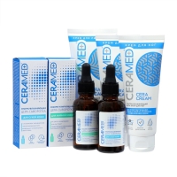 Подарочный набор косметики Ceramed: сыворотки 2 шт по 30 мл + крем 1 шт, 100 мл, 2 шт по 75 мл Подарочный набор косметики Ceramed: сыворотки 2 шт по 30 мл + крем 1 шт, 100 мл, 2 шт по 75 мл
