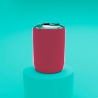 Набор аксессуаров для ванной комнаты &laquo;Тринити&raquo;, 6 предметов (мыльница, дозатор для мыла, два стакана, ёрш, ведро), цвет розовый