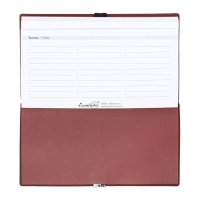 Еженедельник датир 2025г 175х95мм мягк обл иск кож 64л ESCALADA, бл тис, бл 70 г/м&sup2;,кор-ый