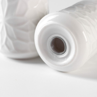 Набор фарфоровый для специй BellaTenero, 4 предмета: солонка, перечница, салфетница, подставка-держатель, цвет белый