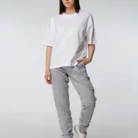 Футболка оверсайз женская Boxy Women, белая, размер S