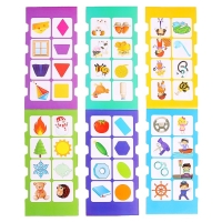 IQ-игра с прищепками «Ассоциации», парочки, половинки, по методике Монтессори IQ-игра с прищепками «Ассоциации», парочки, половинки, по методике Монтессори