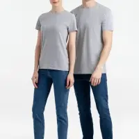 Футболка женская T-bolka Stretch Light Lady, серый меланж, размер XXL