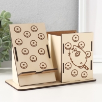 Органайзер настольный "Пончики" 18х12,5х9 см (набор 9 деталей) Органайзер настольный "Пончики" 18х12,5х9 см (набор 9 деталей)