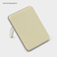 Крючки самоклеящиеся Stölz «Классика», 2 шт, квадрат, 4.5×4.5×3 см, хромированные Крючки самоклеящиеся Stölz «Классика», 2 шт, квадрат, 4.5×4.5×3 см, хромированные