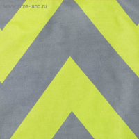 Постельное бельё Этель 1,5 сп &laquo;Зелёный шеврон&raquo; 143х215 см, 150х214 см, 70х70 см - 2 шт